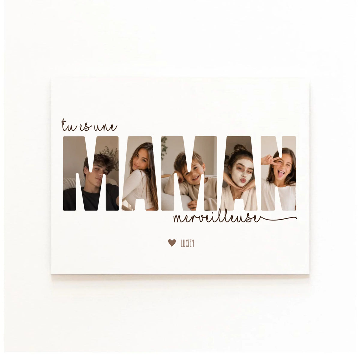 Affiche personnalisée maman - Tu es une maman merveilleuse – vue 4