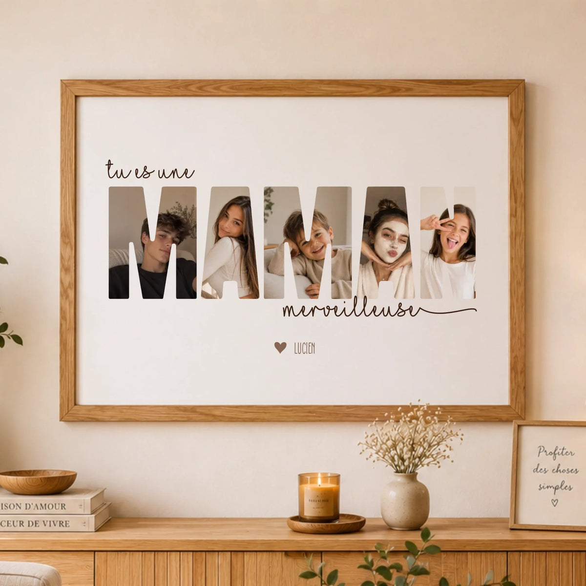 Affiche personnalisée maman - Tu es une maman merveilleuse – vue 8
