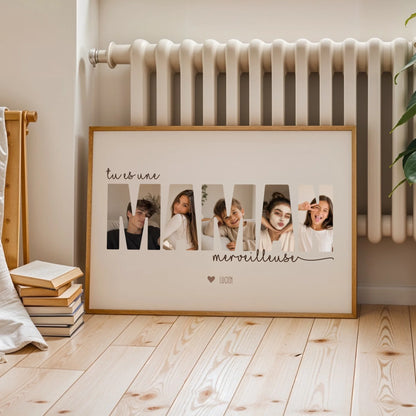 Affiche personnalisée maman - Tu es une maman merveilleuse – vue 9