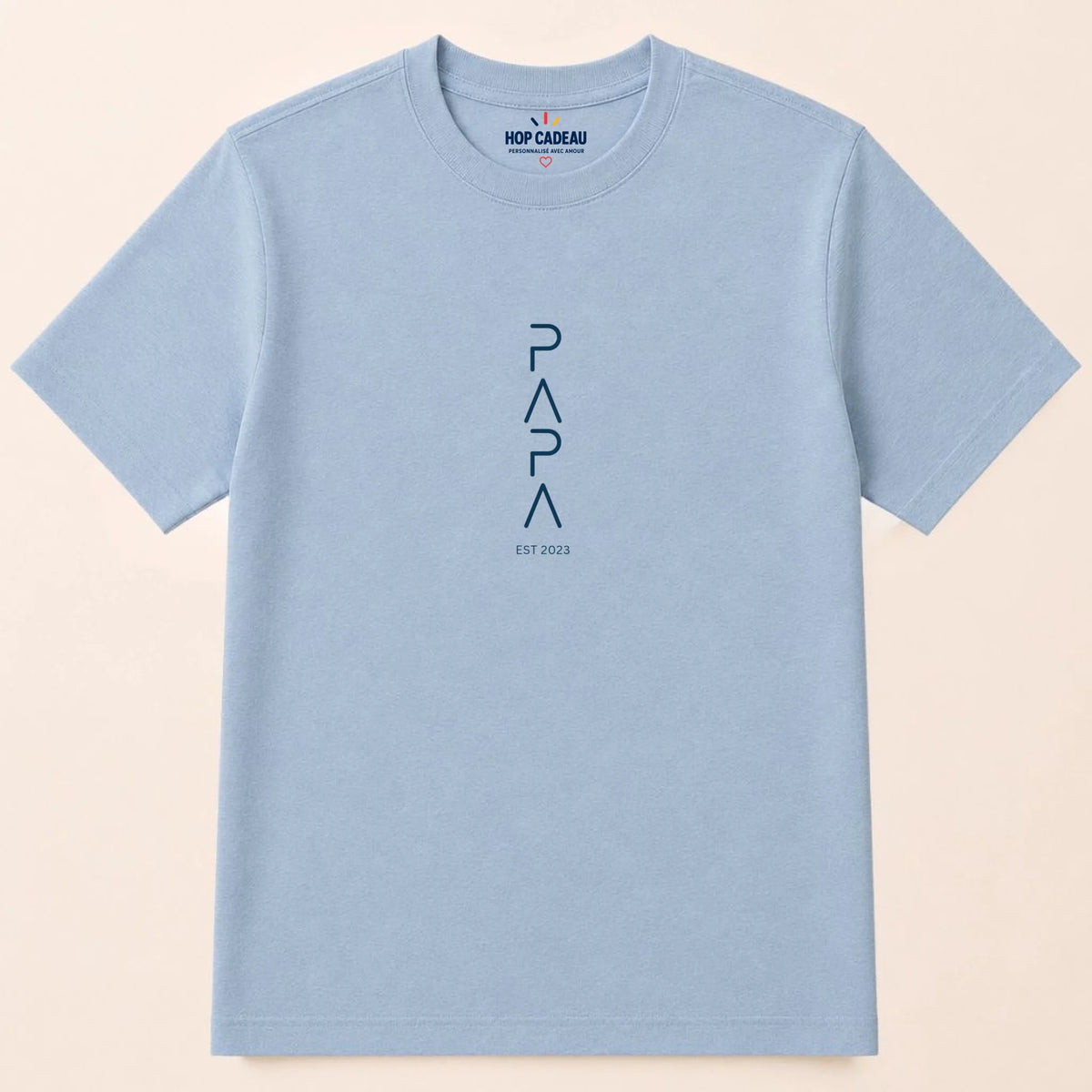 T-shirt personnalisé futur papa - PAPA est. – vue 12