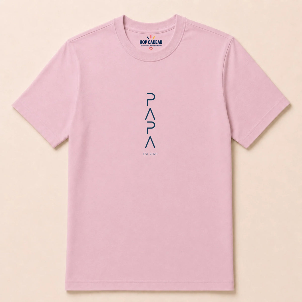 T-shirt personnalisé futur papa - PAPA est. – vue 13