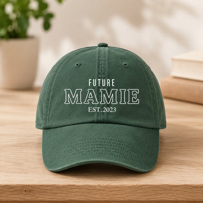 Casquette Future Mamie Forest posée et centrée