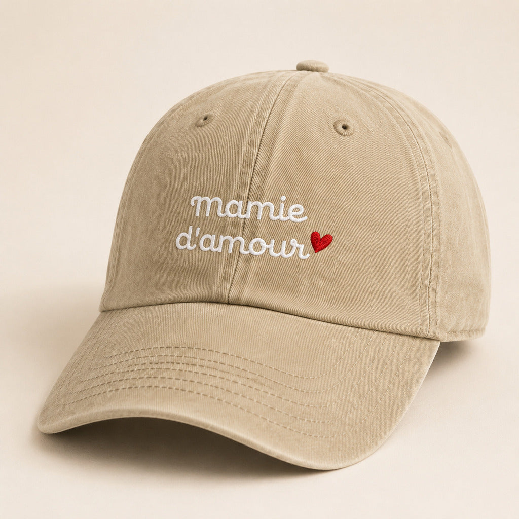 Casquette Personnalisée Brodée - Mamie d'amour – vue 4