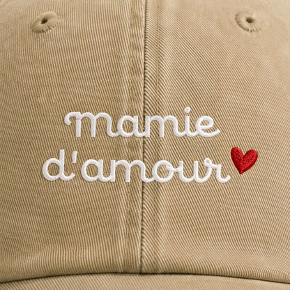 Casquette Personnalisée Brodée - Mamie d'amour – vue 5