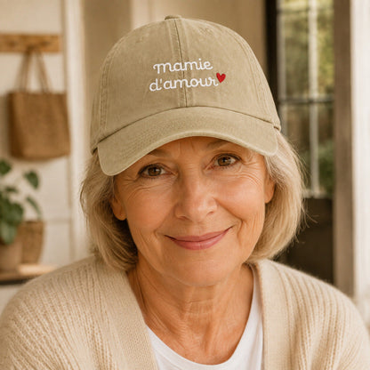 Casquette Personnalisée Brodée - Mamie d'amour