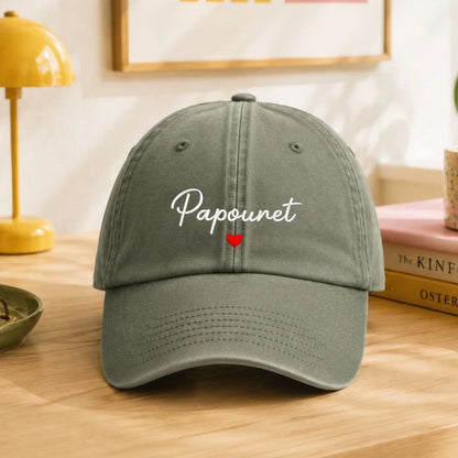 Casquette personnalisée brodée – Papounet – vue 4