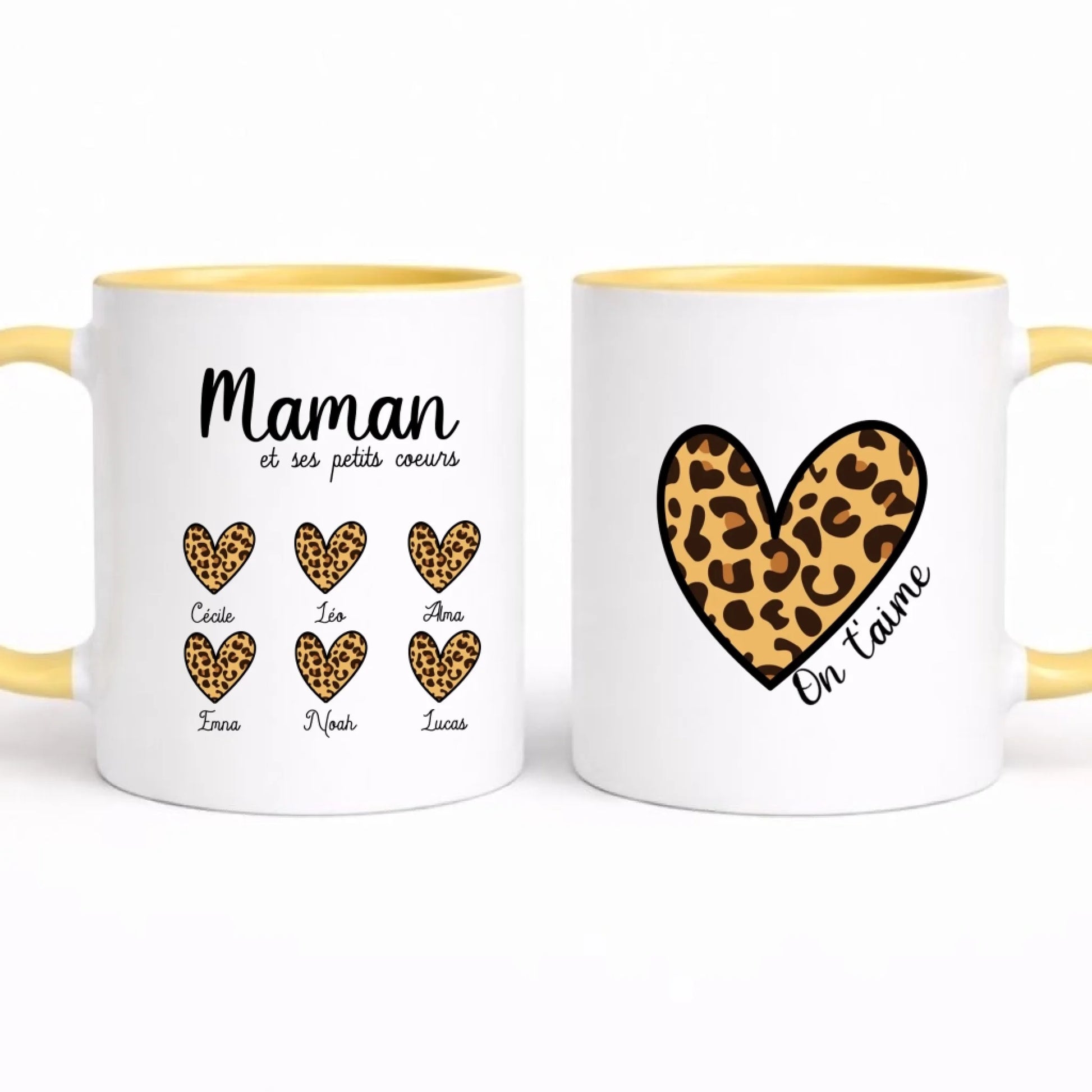 Mug personnalisé maman - Maman et ses petits cœurs – vue 10
