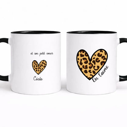 Mug personnalisé maman - Maman et ses petits cœurs – vue 4