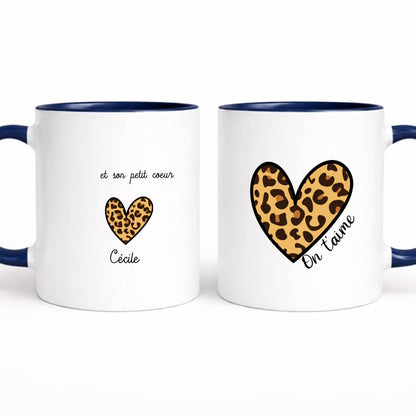 Mug personnalisé maman - Maman et ses petits cœurs – vue 6