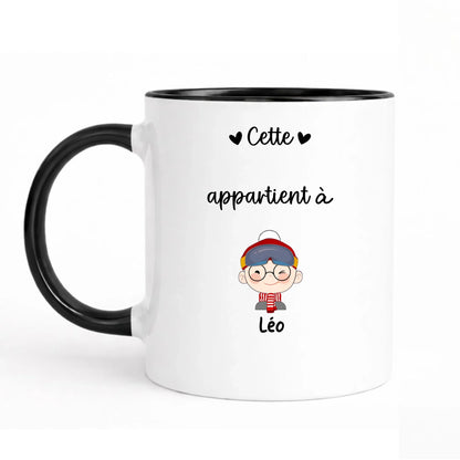 Mug personnalisé maman - Cette maman appartient à – vue 7