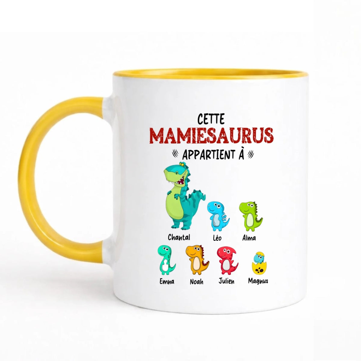 Mug personnalisé mamie - Mamiesaurus – vue 12