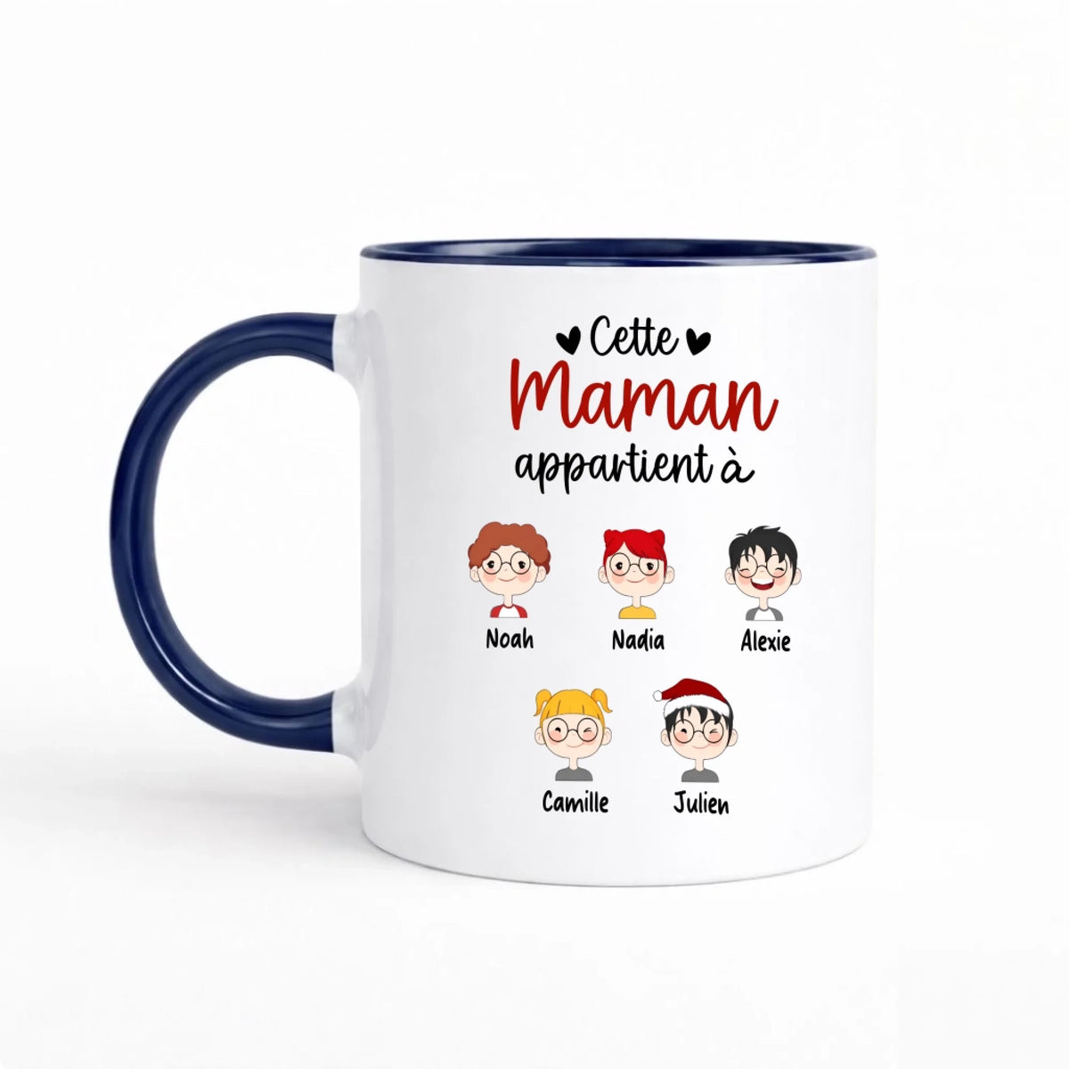 Mug personnalisé maman - Cette maman appartient à – vue 4