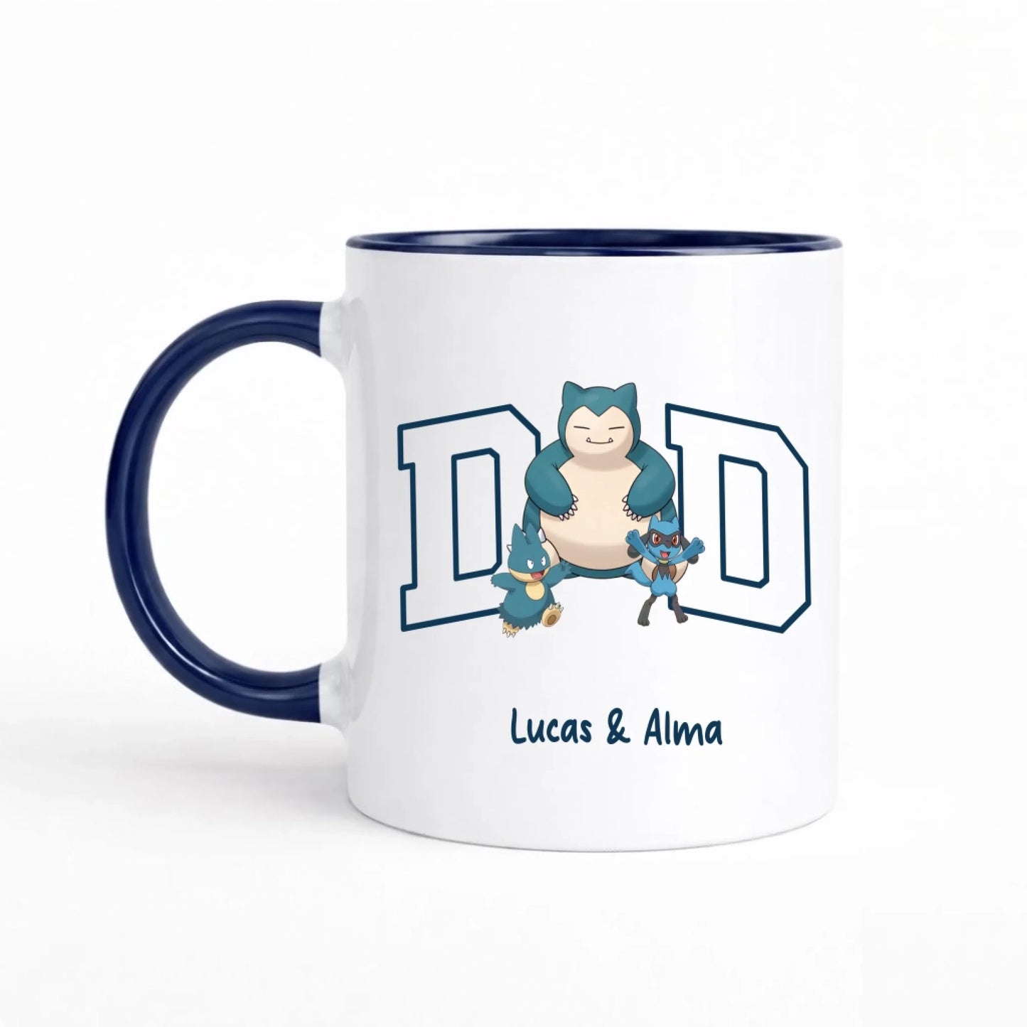 Mug personnalisé papa - DAD et prénoms – vue 11