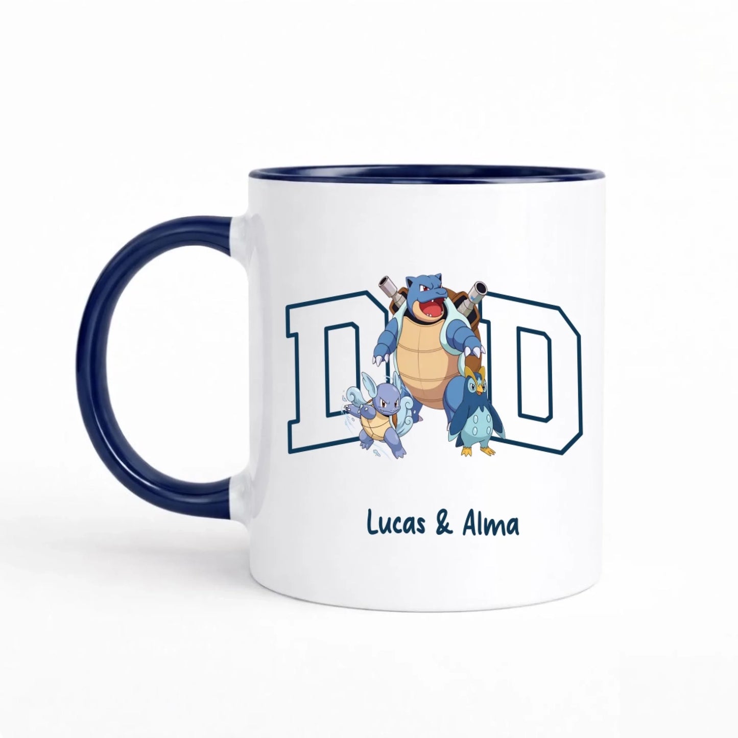 Mug personnalisé papa - DAD et prénoms – vue 12