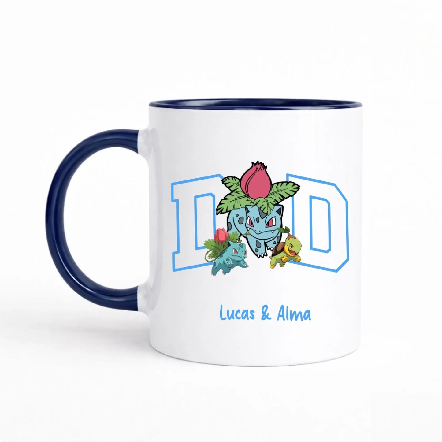 Mug personnalisé papa - DAD et prénoms – vue 13