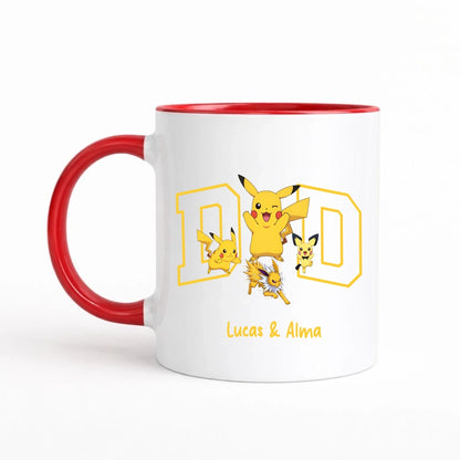 Mug personnalisé papa - DAD et prénoms – vue 15