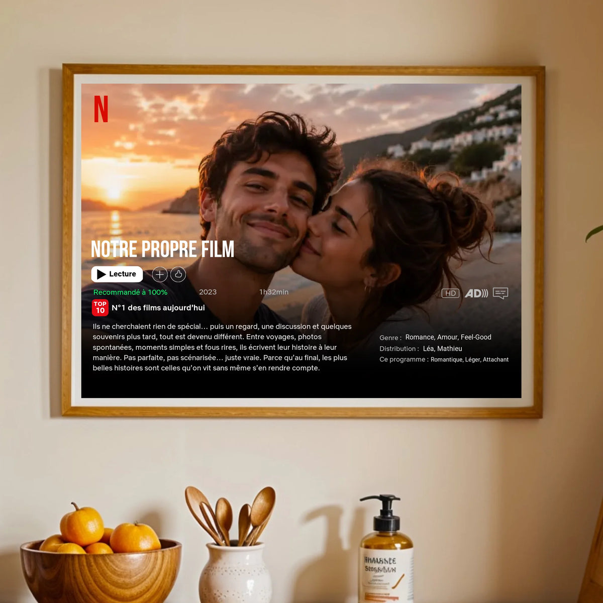 Affiche personnalisée couple - Notre propre film – vue 10
