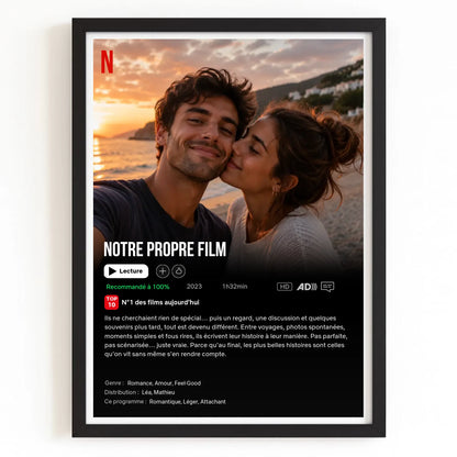 Affiche personnalisée couple - Notre propre film – vue 12