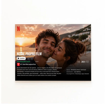 Affiche personnalisée couple - Notre propre film – vue 4