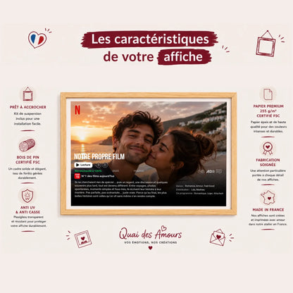Affiche personnalisée couple - Notre propre film – vue 5
