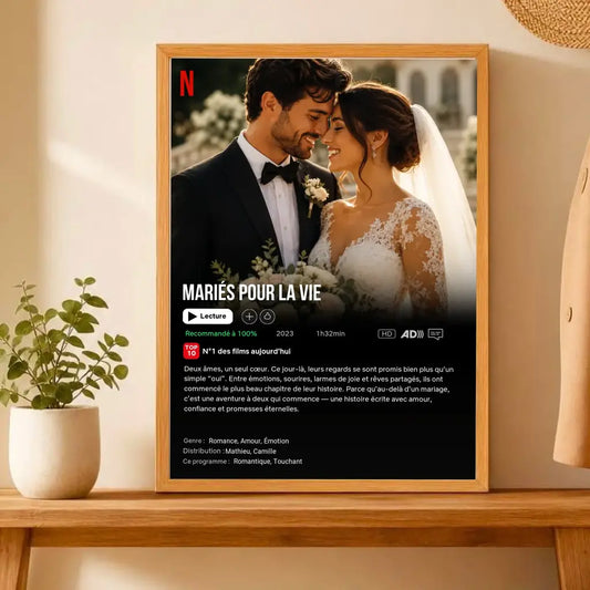 Poster Netflix personnalisé