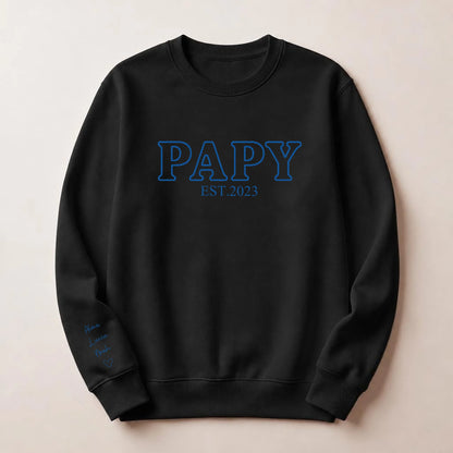 Sweat personnalisé papy brodé - Futur grand-père – vue 10