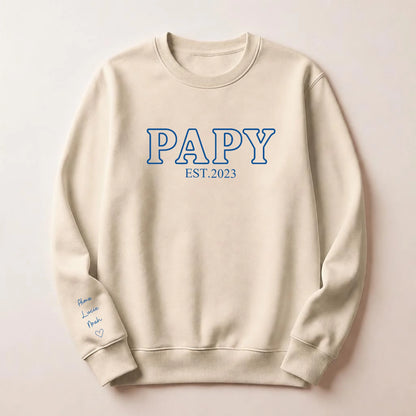 Sweat personnalisé papy brodé - Futur grand-père – vue 11