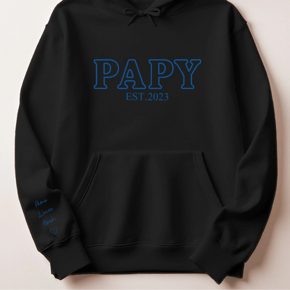 Sweat personnalisé papy brodé - Futur grand-père – vue 23