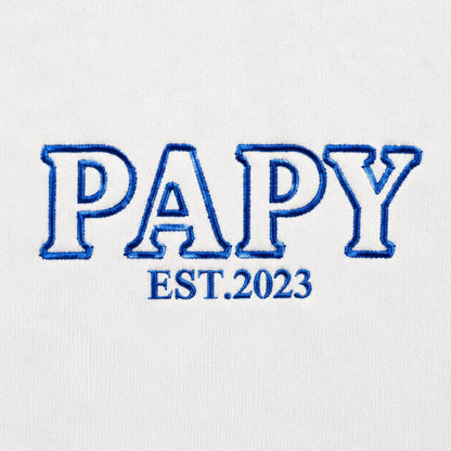 Sweat personnalisé papy brodé - Futur grand-père – vue 5