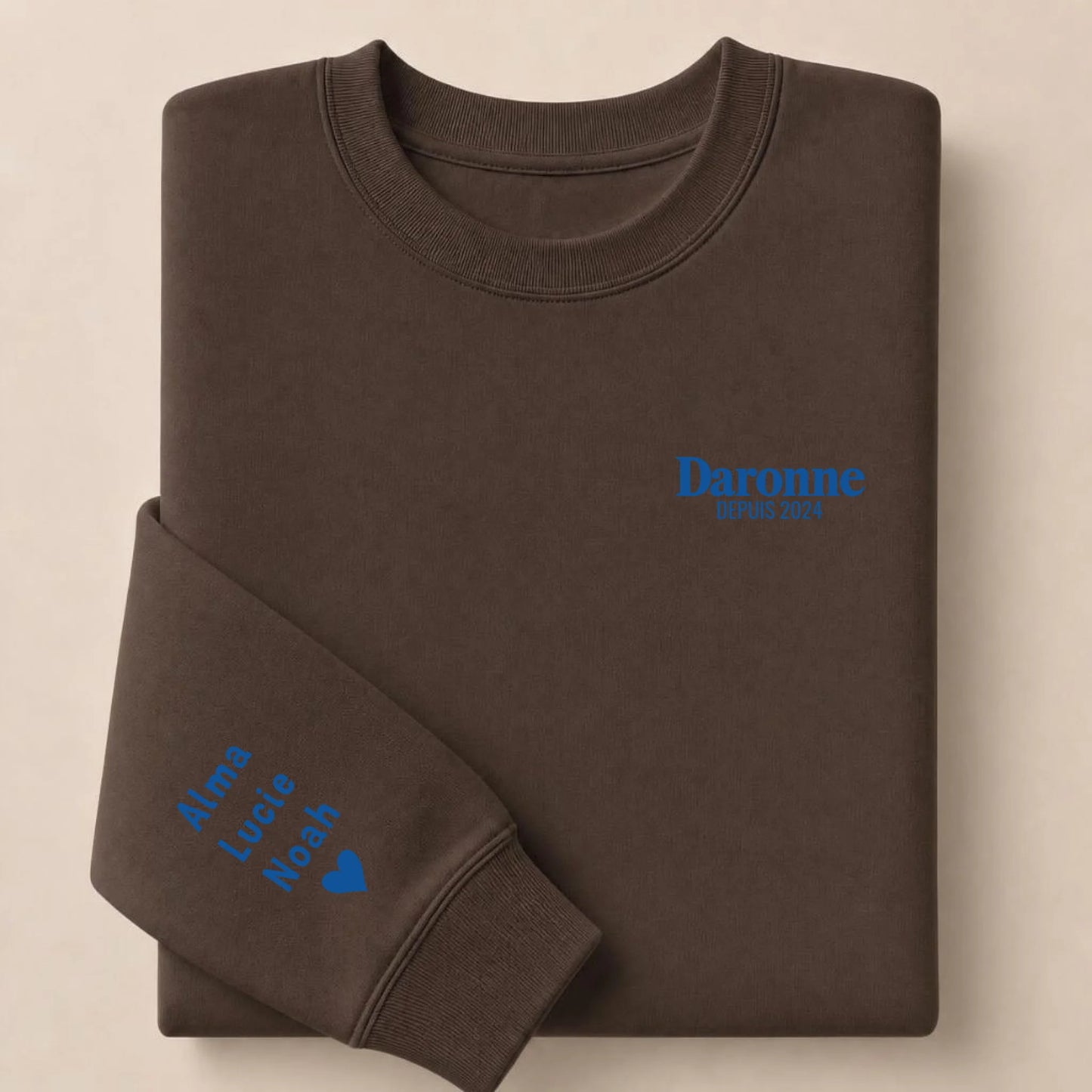 Sweat personnalisé maman - La Daronne depuis – vue 13
