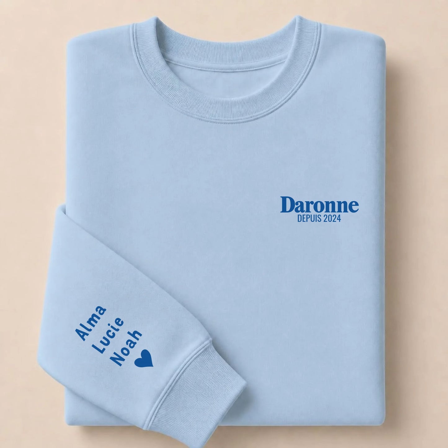 Sweat personnalisé maman - La Daronne depuis – vue 15