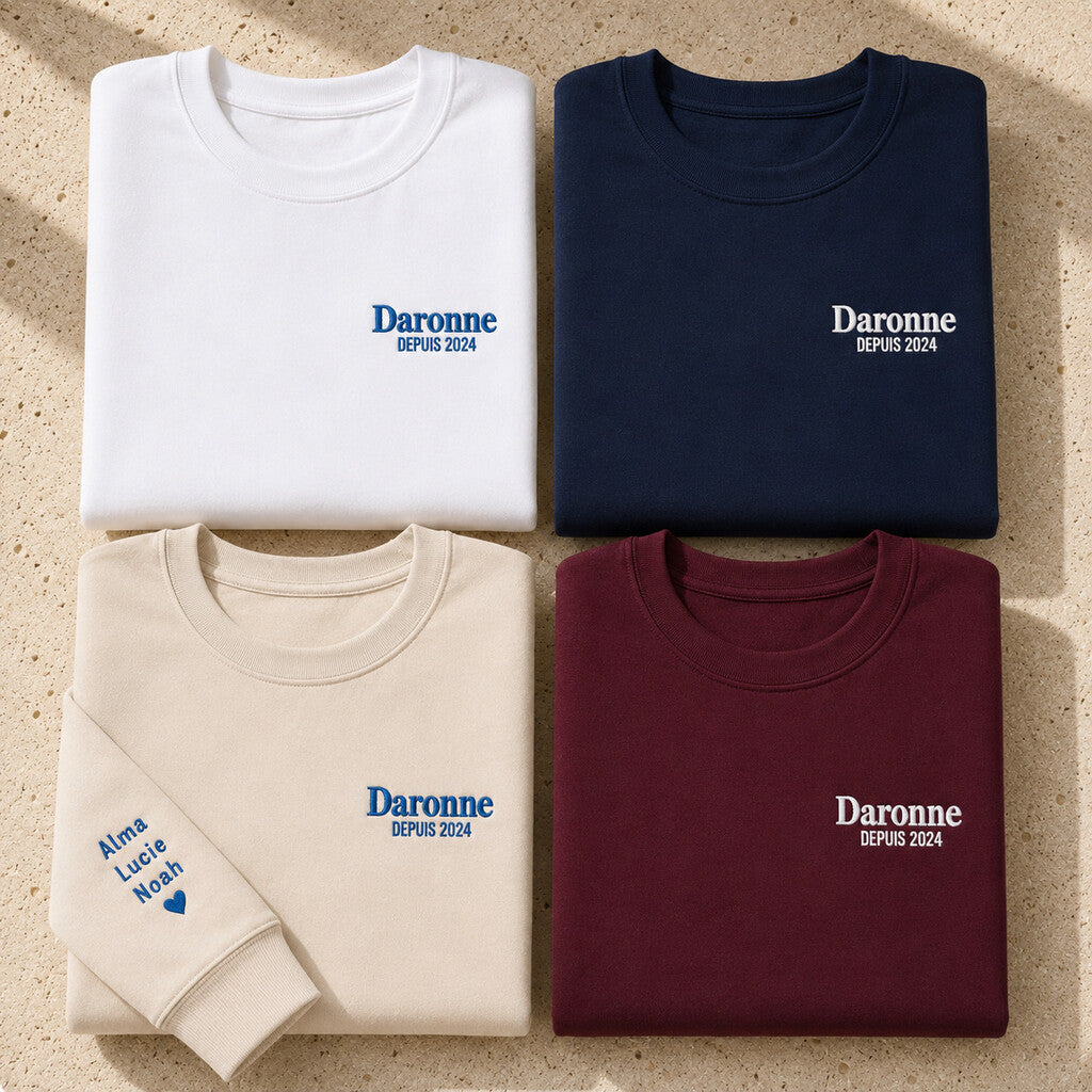 Sweat personnalisé maman - La Daronne depuis – vue 2