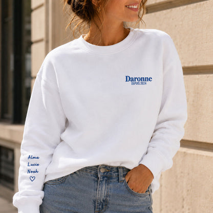 Sweat personnalisé maman - La Daronne depuis – vue 4