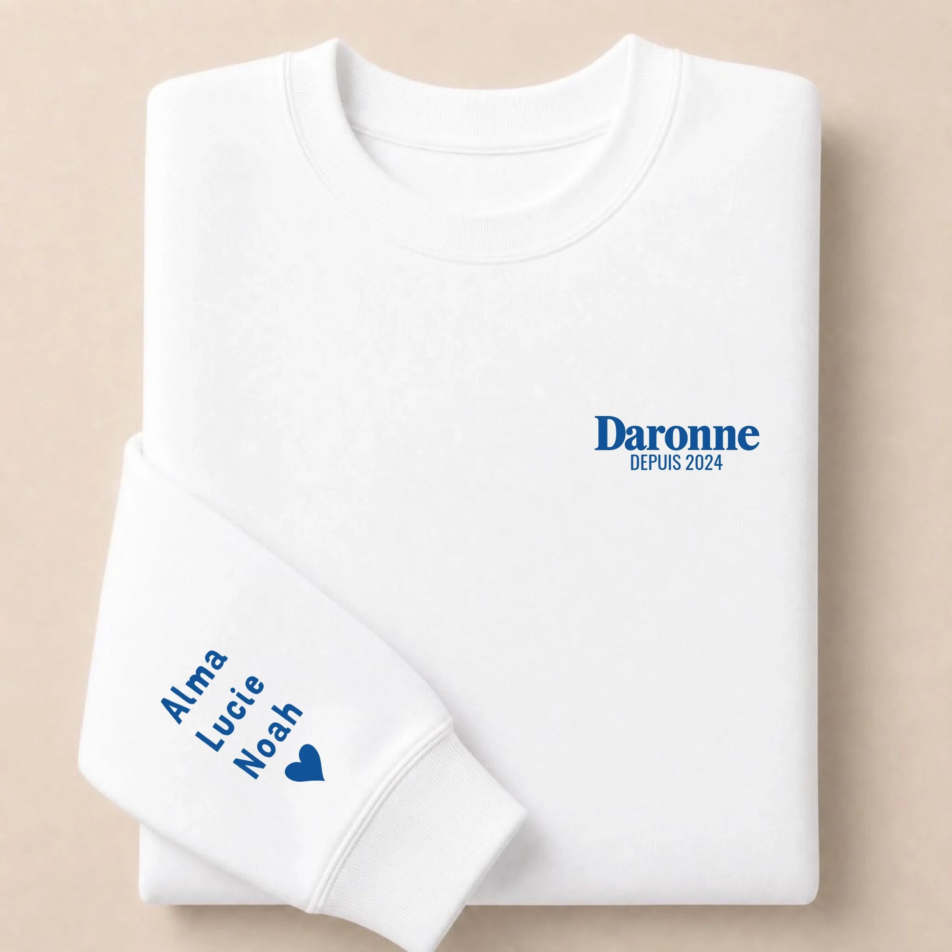 Sweat personnalisé maman - La Daronne depuis – vue 7