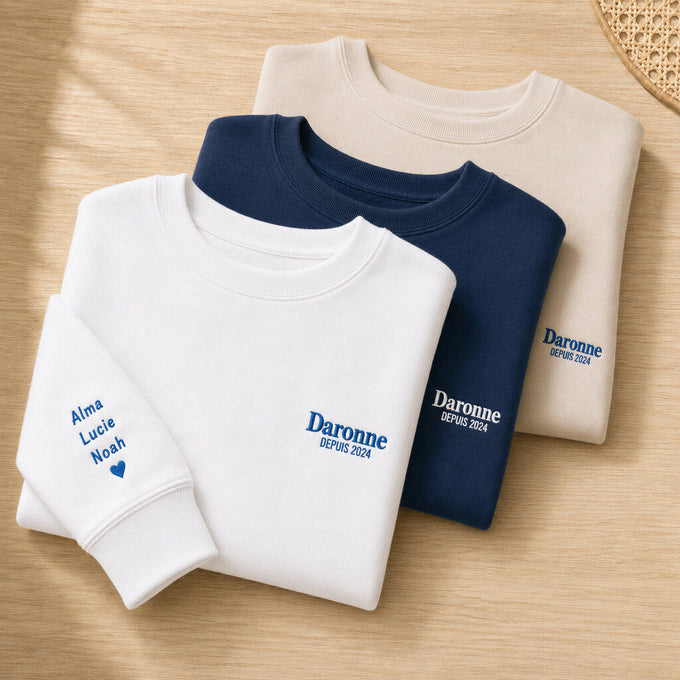 Sweat personnalisé maman - La Daronne depuis