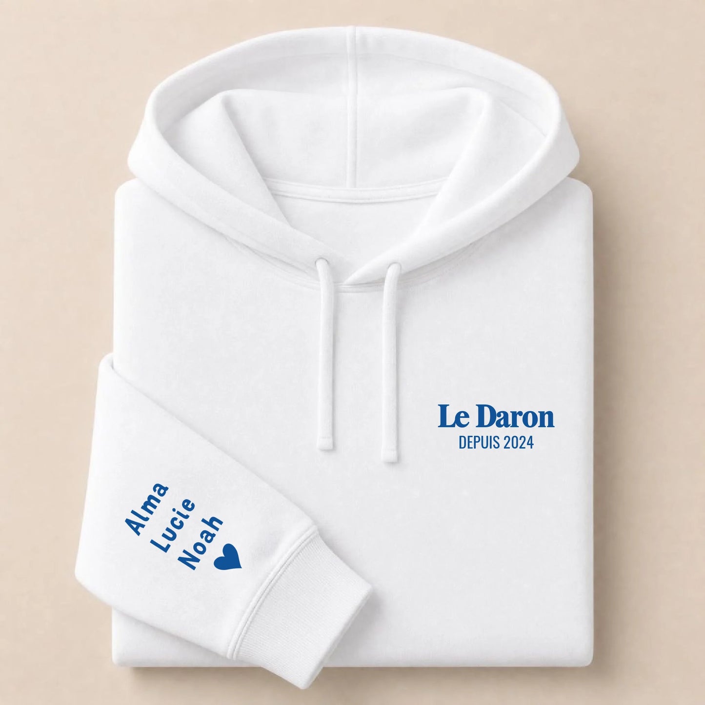 Sweat personnalisé papa - Le Daron depuis – vue 21
