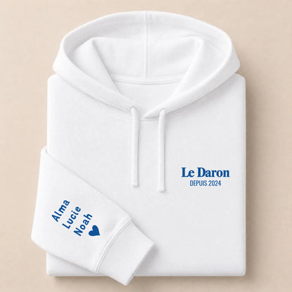 Sweat personnalisé papa - Le Daron depuis – vue 21