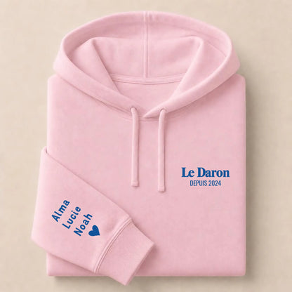 Sweat personnalisé papa - Le Daron depuis – vue 26