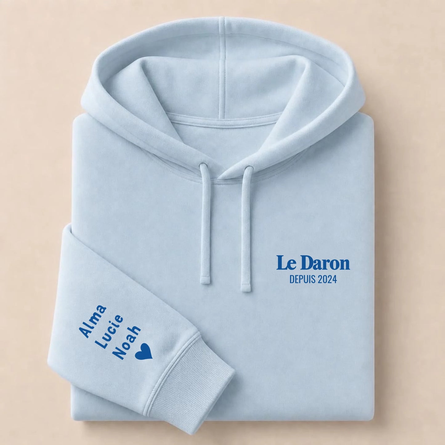 Sweat personnalisé papa - Le Daron depuis – vue 29