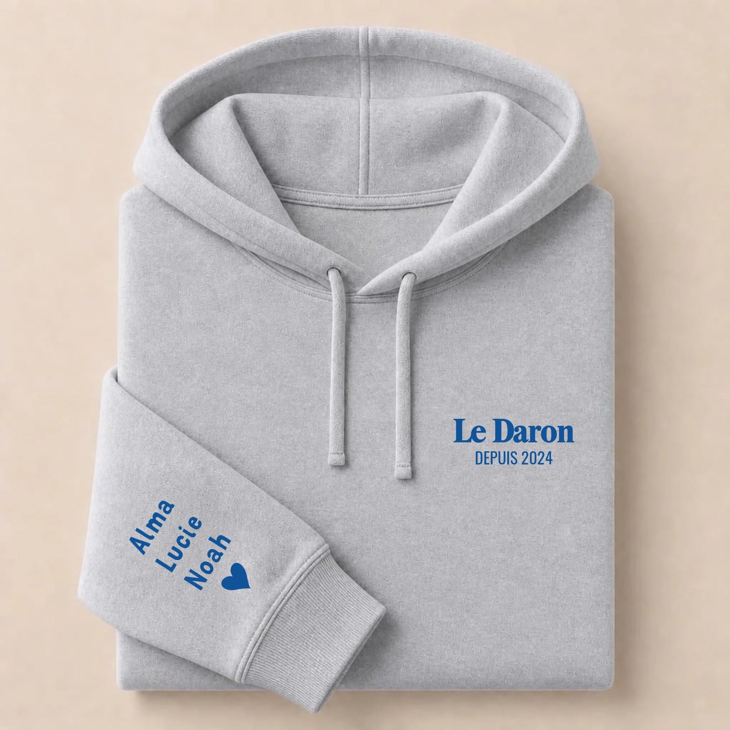 Sweat personnalisé papa - Le Daron depuis – vue 33