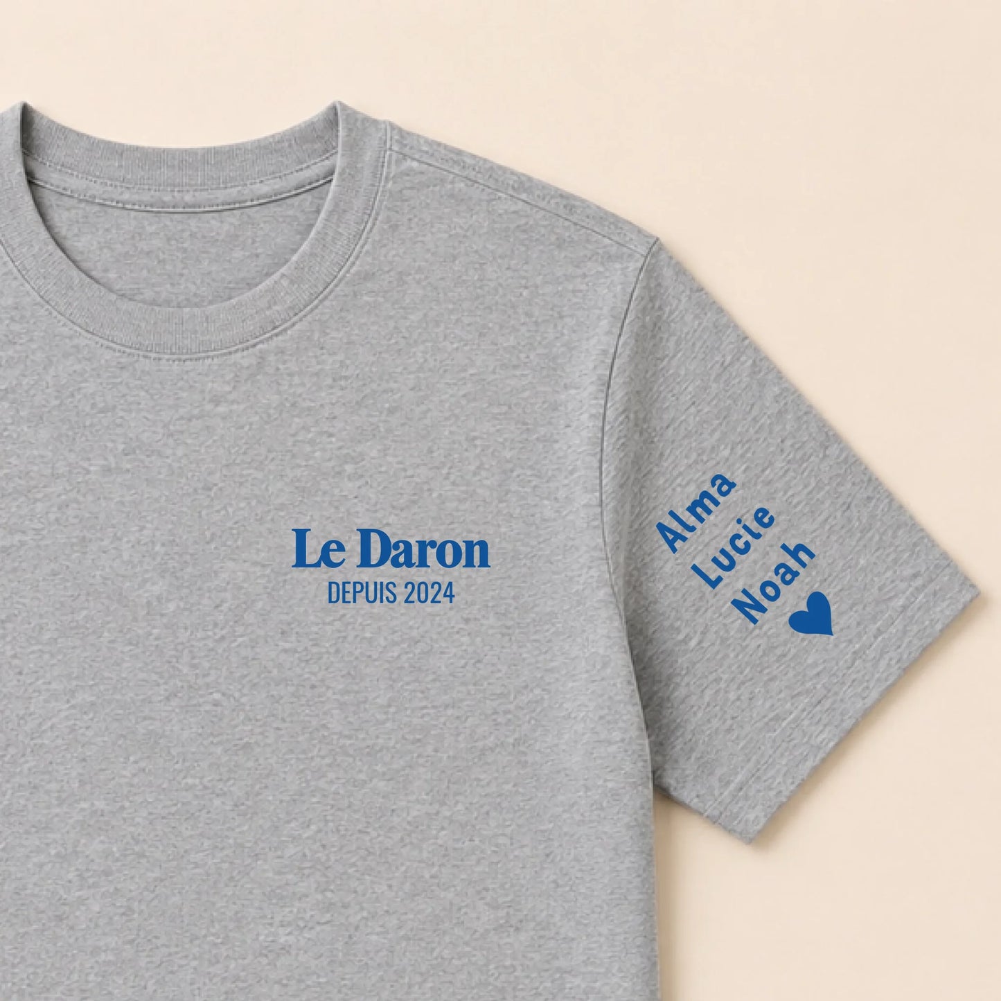 Sweat personnalisé papa - Le Daron depuis – vue 41