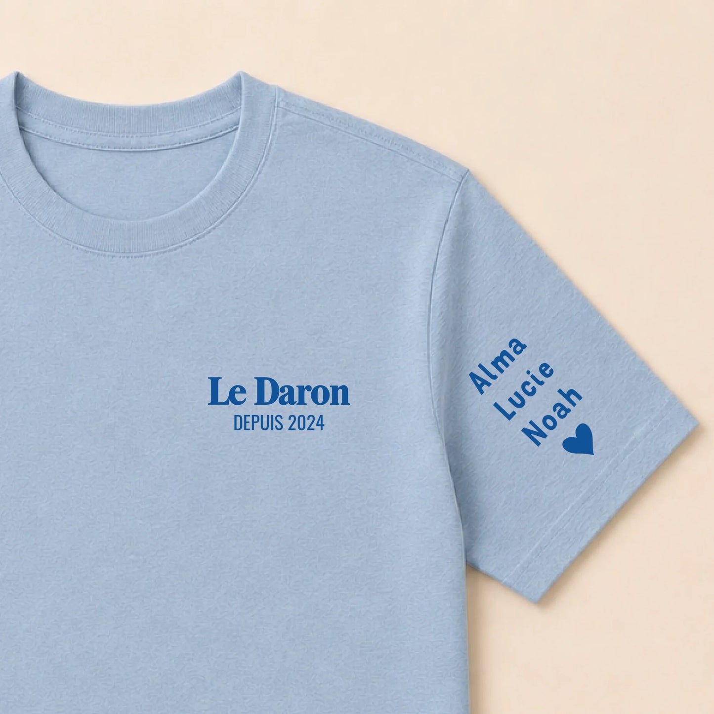 Sweat personnalisé papa - Le Daron depuis – vue 44