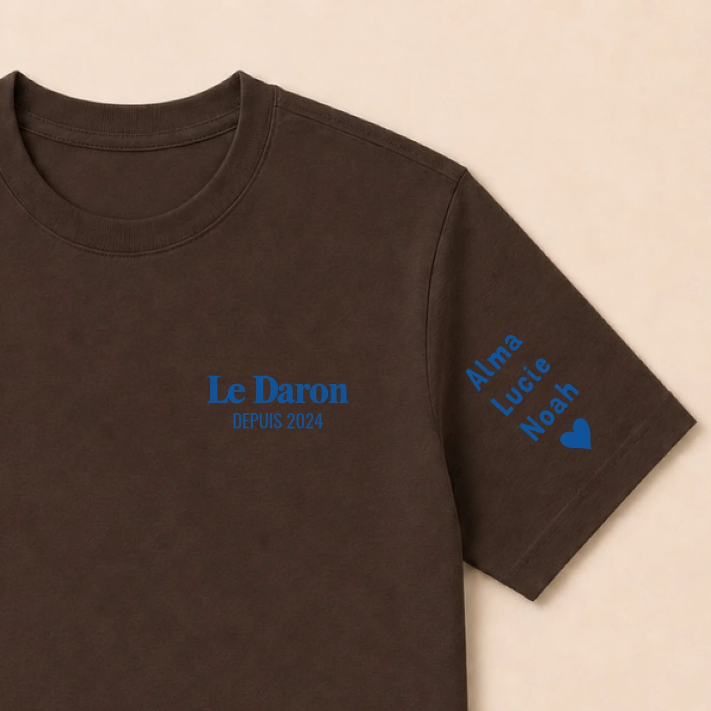 Sweat personnalisé papa - Le Daron depuis – vue 48