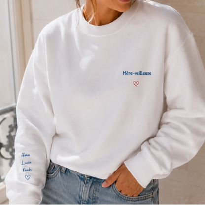 Sweat personnalisé maman - Mère-veilleuse – vue 3
