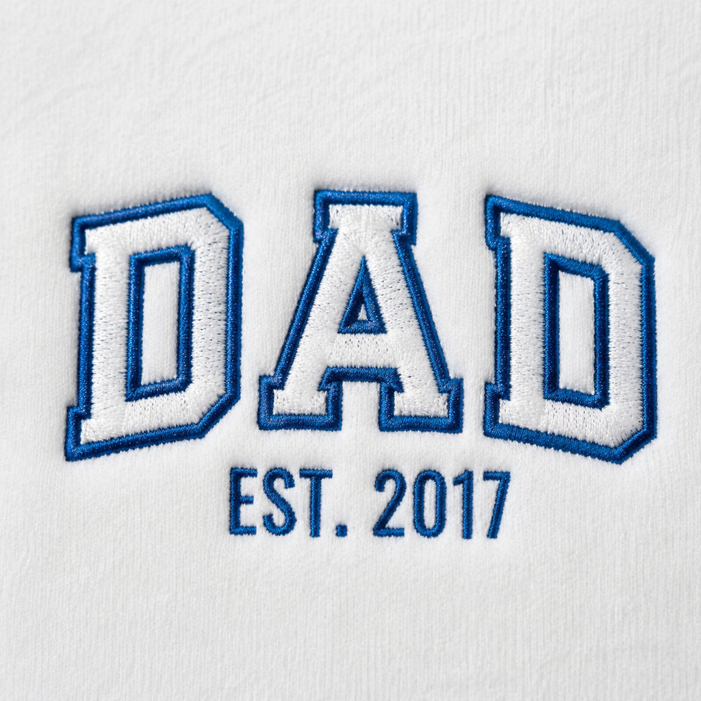 Sweat personnalisé papa brodé - DAD – vue 4