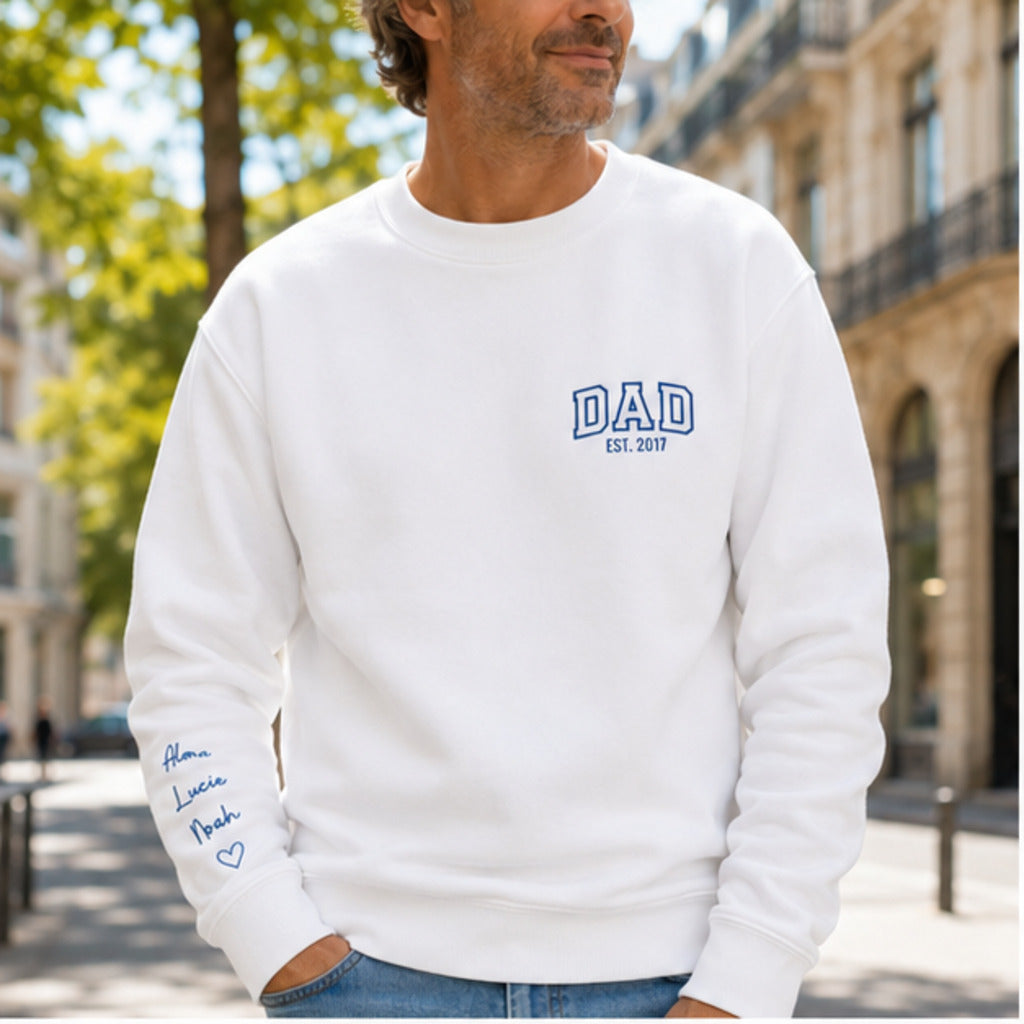 Sweat personnalisé papa brodé - DAD