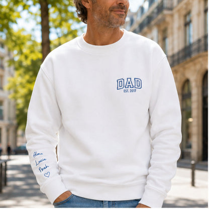 Sweat personnalisé papa brodé - DAD