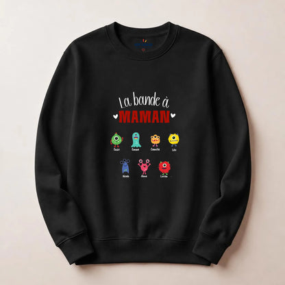 Pull Maman personnalisé – La bande à Maman – vue 12