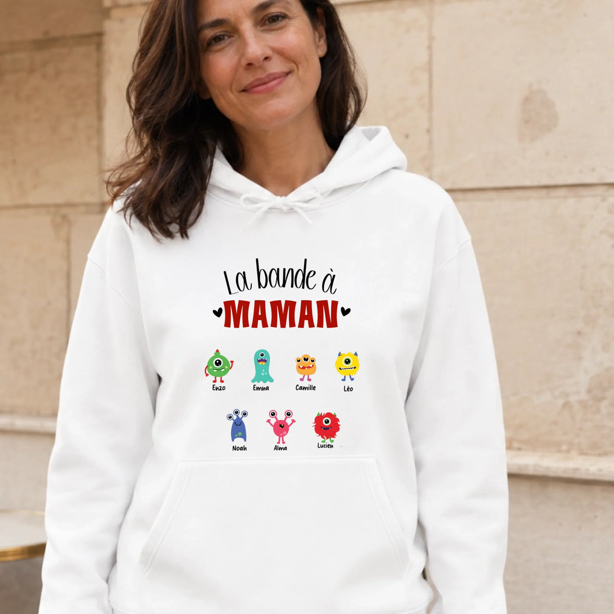 Pull Maman personnalisé – La bande à Maman – vue 13
