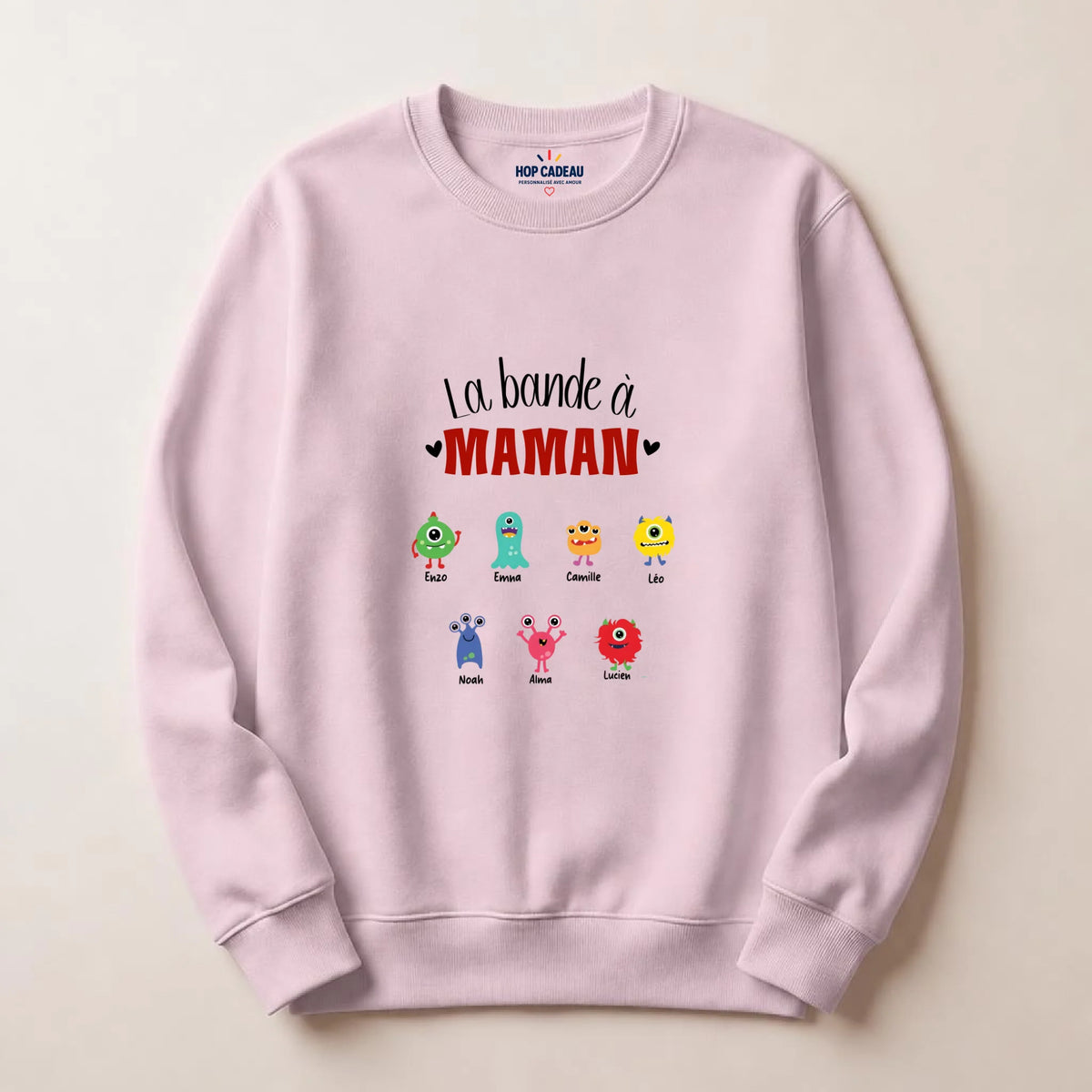 Pull Maman personnalisé – La bande à Maman – vue 5